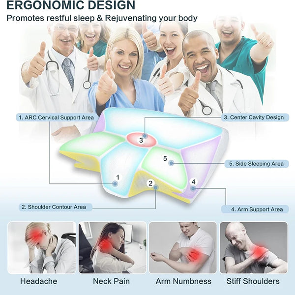 Perch Cervical Neck Support Pillow